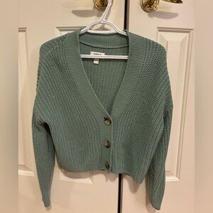 Oversized Mint green sweater.